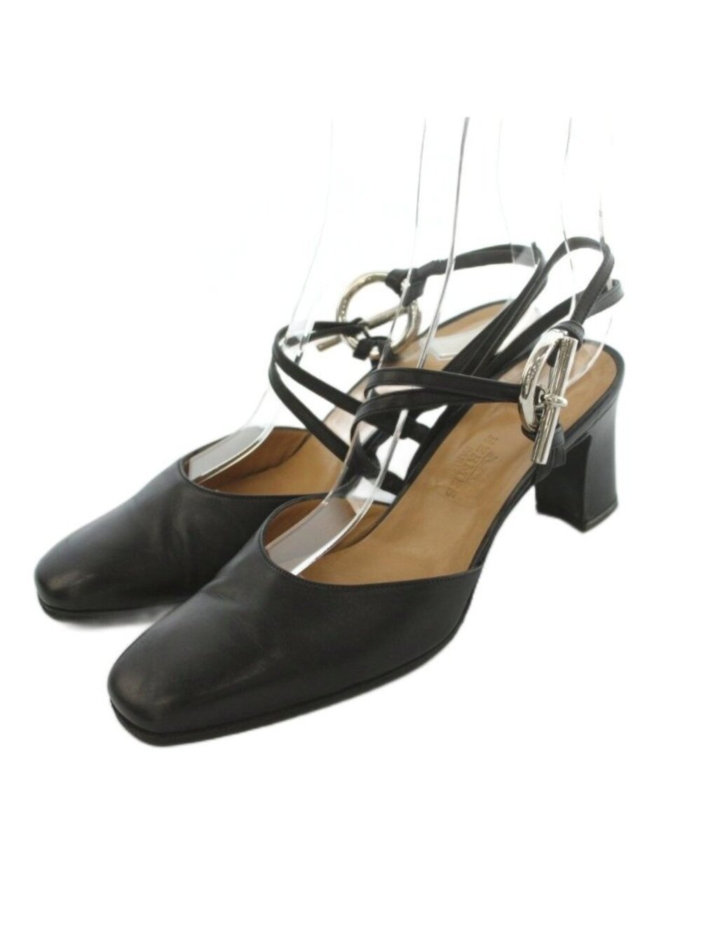 Hermes Pumps Black Heel